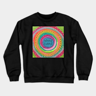 Inhale Exhale Mandala Crewneck Sweatshirt